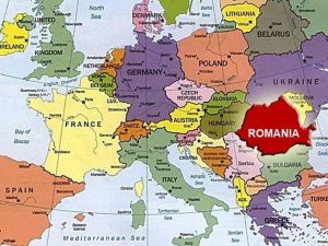 Romania Europe Map